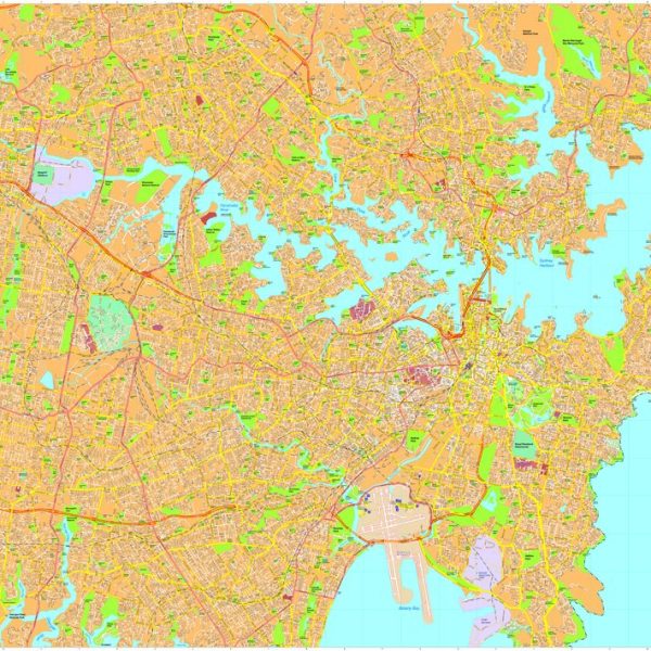 Sydney Vector Maps