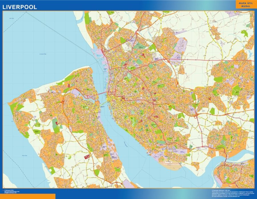liverpool vector map