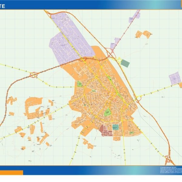 mapa vectorial albacete
