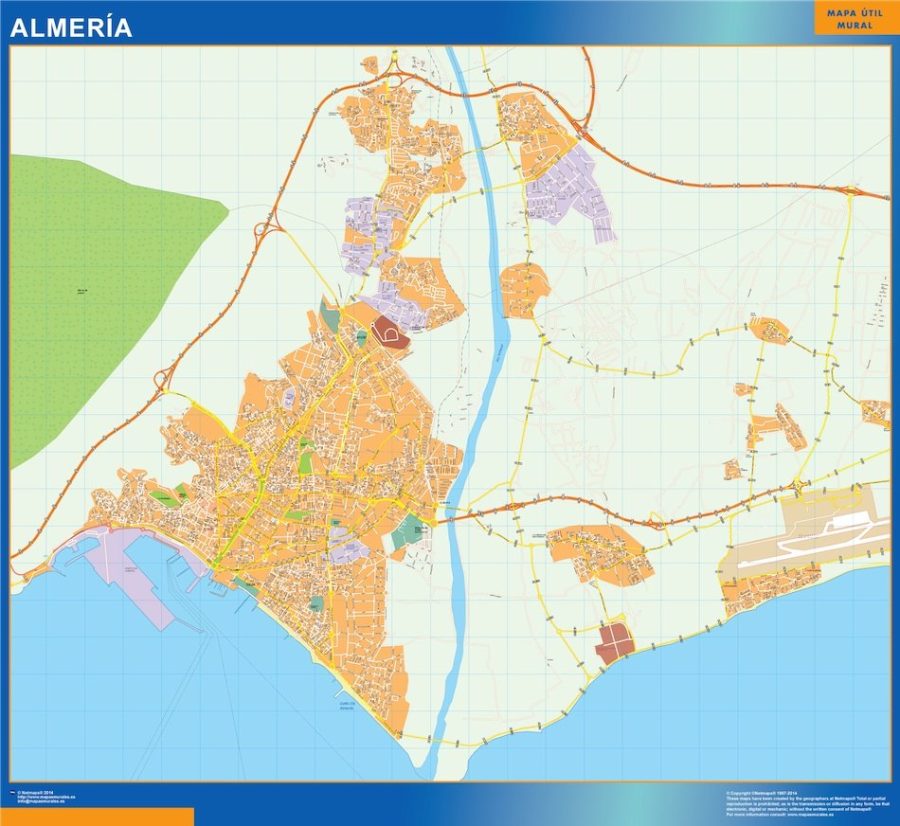 mapa vectorial almeria