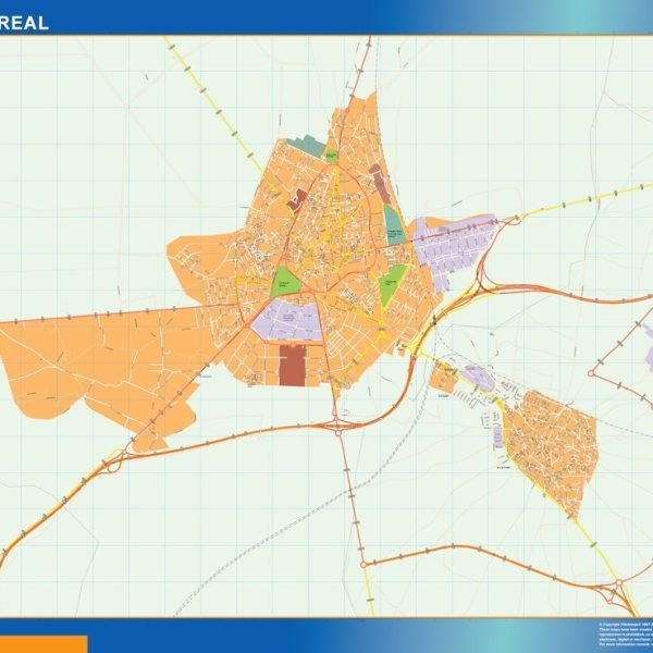 mapa vectorial ciudad real