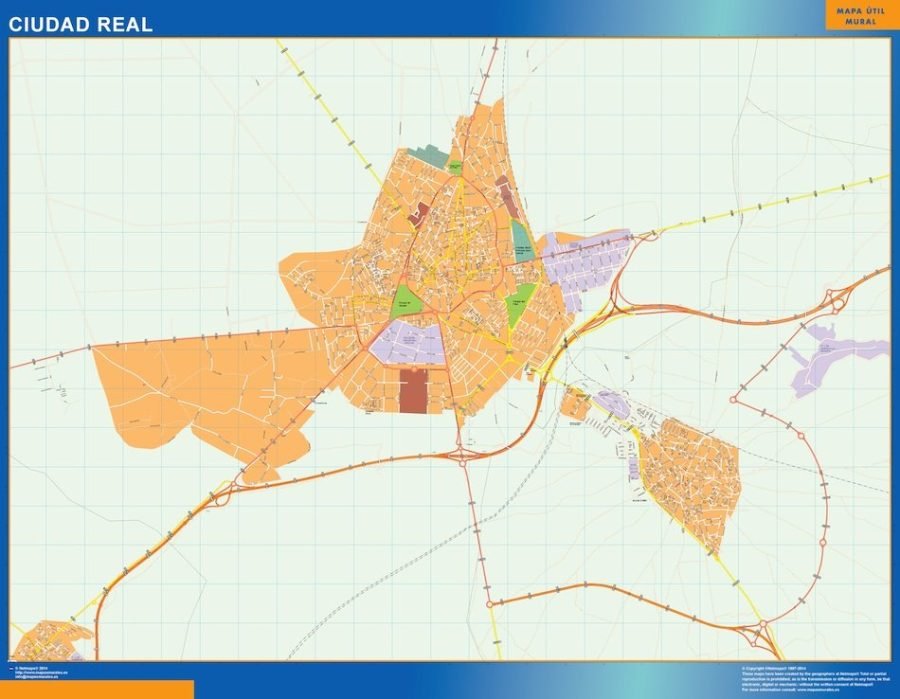 mapa vectorial ciudad real