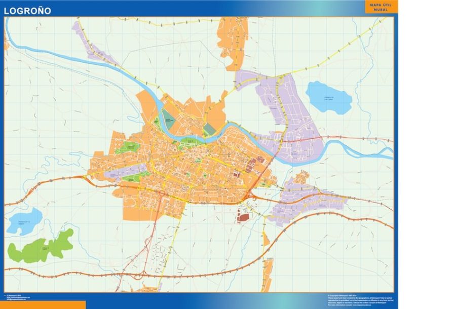mapa vectorial logrono