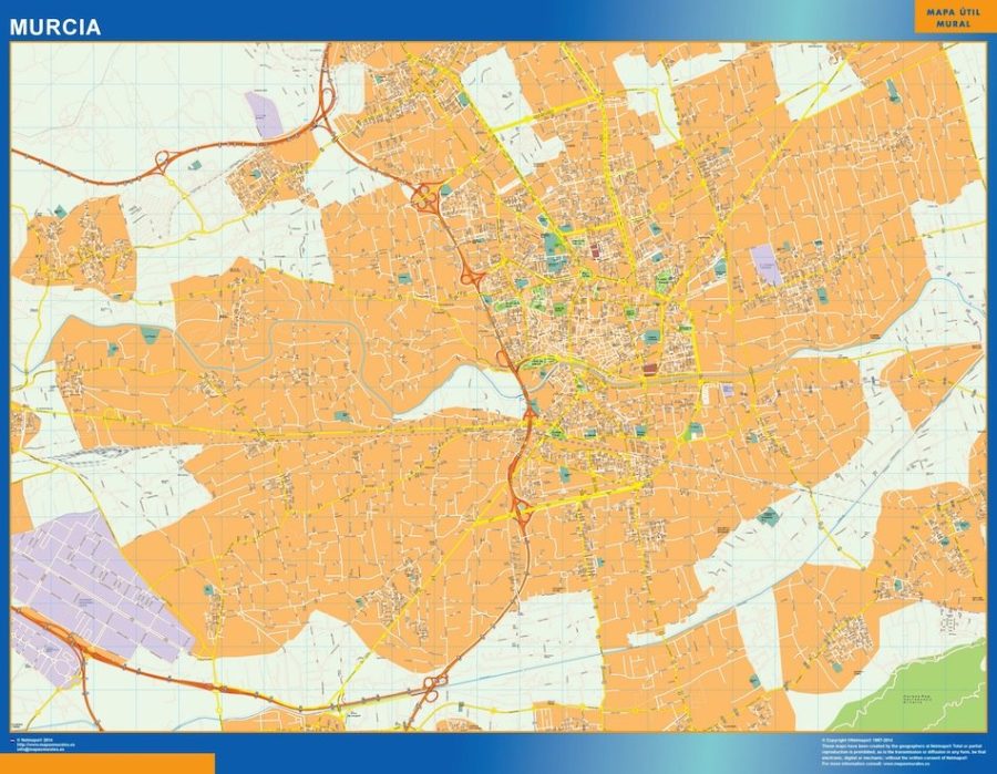 mapa vectorial murcia