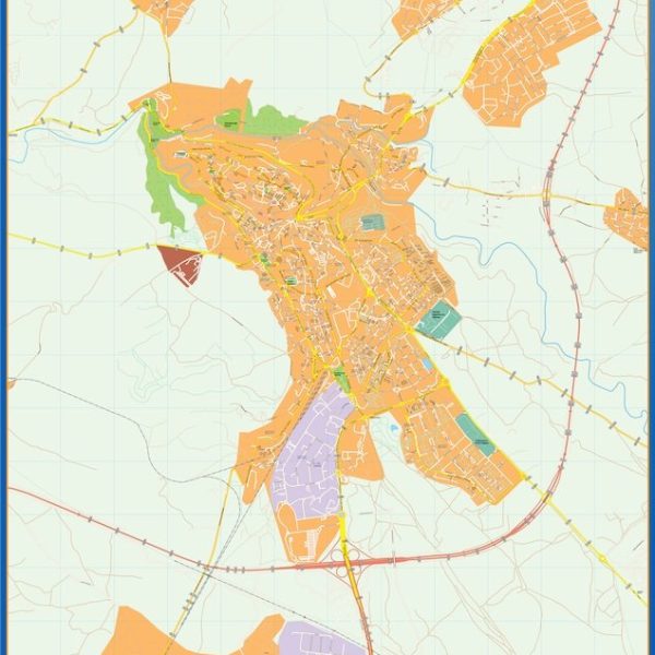 mapa vectorial segovia