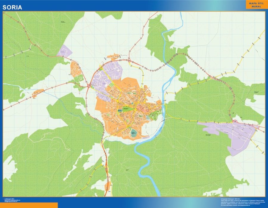 mapa vectorial soria