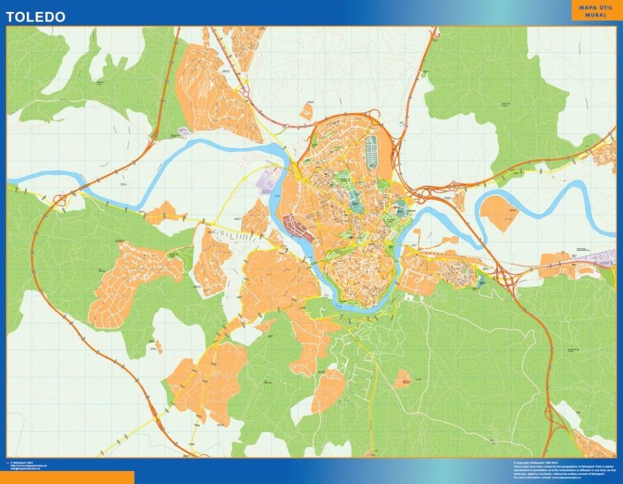 mapa vectorial toledo