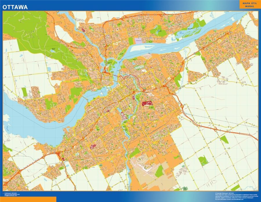 ottawa vector map