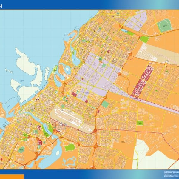 sharjah vector map