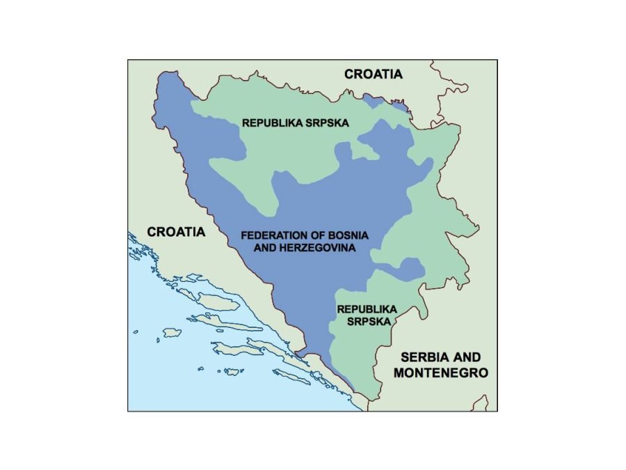 bosnia and herzegovina presentation map