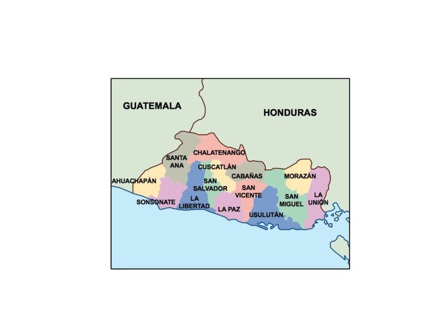 el salvador presentation map