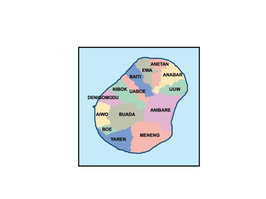 nauru presentation map