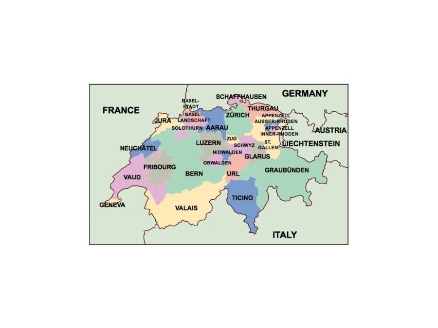 switzerland presentation map