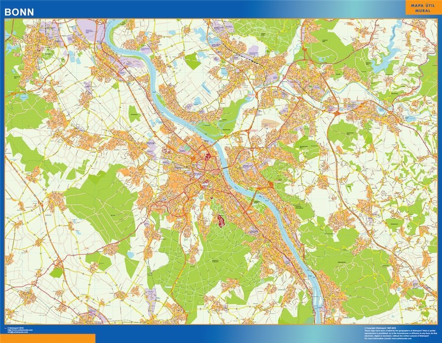 Bonn Wandkarten