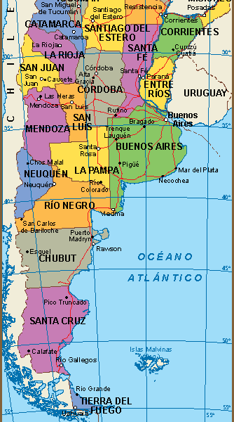 Argentina mapa