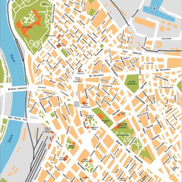 Belgrade Vector Map