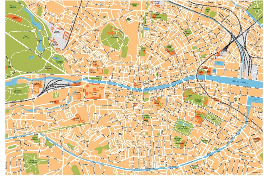 Dublin Vector Map