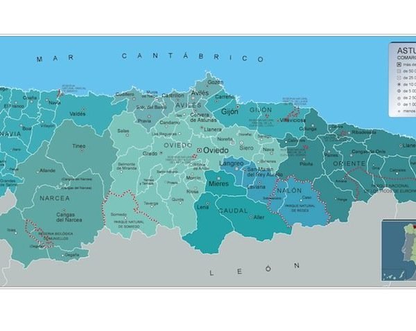 Mapa Municipios Asturias