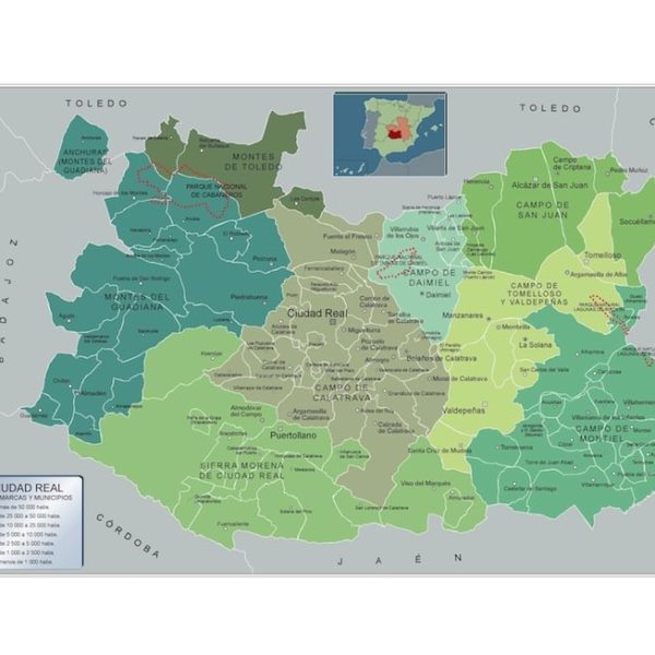 Mapa Municipios Ciudad Real