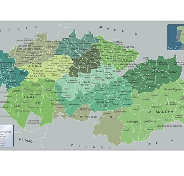 Mapa Municipios Toledo