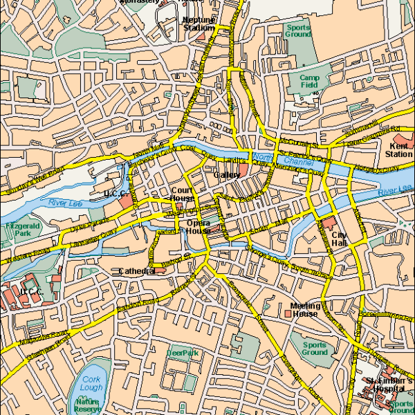 Cork EPS map