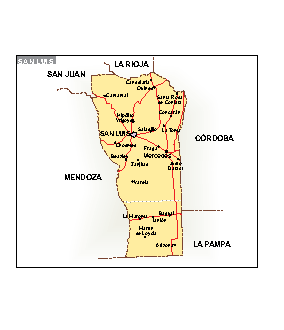 Mapa San Luis